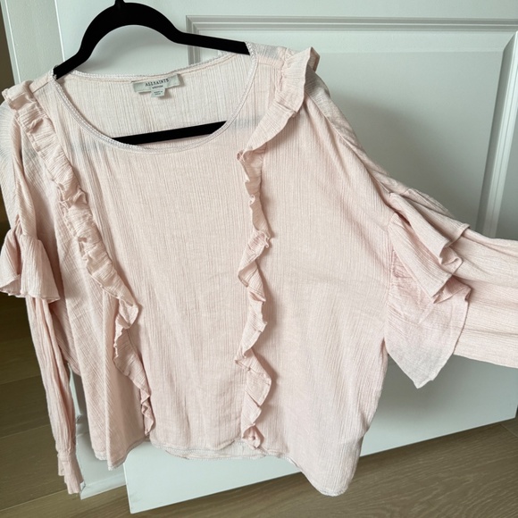 ALL SAINTS Ruffled Blouse - Picture 5 of 5